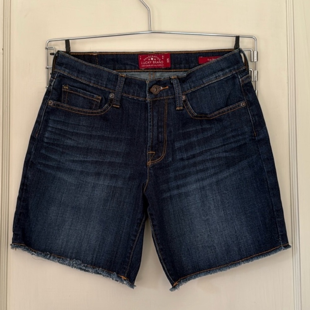 Lucky Brand Dark Blue Denim Shorts - Picture 1 of 11